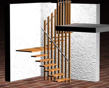 Escalier 3D