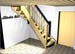 Escalier avec limon