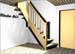 Escalier sans limon