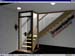 Vue escalier avec verre